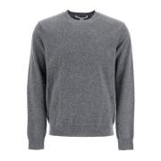 Comme des Garçons Melange Wool Crewneck Pullover Gray, Herr