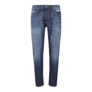 Dondup Mid-rise denimbyxor Blue, Herr