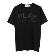 Comme des Garçons Play T-Shirts Black, Herr