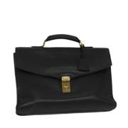 Chanel Vintage Pre-owned Laeder portfljer Black, Dam