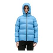 Moncler Ripstop Dunjacka med Avtagbar Huva Blue, Herr