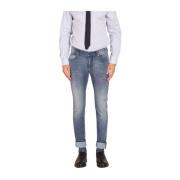 Mason's Slim Fit Navy Blue Denim Jeans Blue, Herr