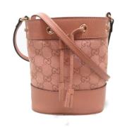 Gucci Vintage Pre-owned Canvas gucci-vskor Pink, Dam