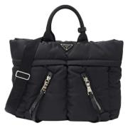 Prada Vintage Pre-owned Nylon prada-vskor Black, Dam