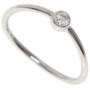 Tiffany & Co. Pre-owned Pre-owned Platina ringar Gray, Dam