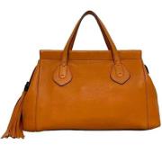 Gucci Vintage Pre-owned Laeder gucci-vskor Orange, Dam