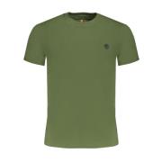 Timberland Grön Bomull Crew Neck T-shirt Green, Herr