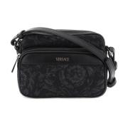 Versace Barock Messenger Väska Black, Herr