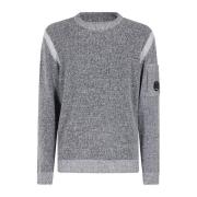 C.p. Company Fleece Knit Vanise Sweater Gray, Herr