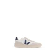 Veja Spårbar Läder Sneakers med Ikonisk V White, Dam