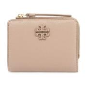 Tory Burch Hamrat läder dubbel T-logga plånbok Gray, Dam