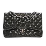 Chanel Vintage Pre-owned Tyg chanel-vskor Black, Dam