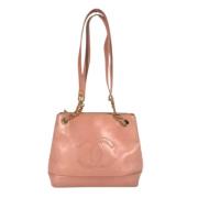 Chanel Vintage Pre-owned Laeder chanel-vskor Pink, Dam