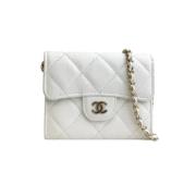 Chanel Vintage Pre-owned Laeder plnbcker White, Dam