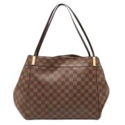 Louis Vuitton Vintage Pre-owned Laeder totevskor Brown, Dam