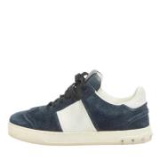 Valentino Vintage Pre-owned Laeder sneakers Blue, Dam