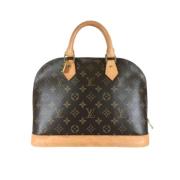 Louis Vuitton Vintage Pre-owned Canvas handvskor Brown, Dam