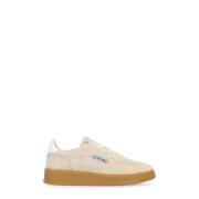 Autry Beige Mockaskinn Sneakers Beige, Dam