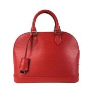 Louis Vuitton Vintage Pre-owned Laeder handvskor Red, Dam