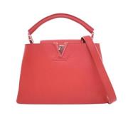 Louis Vuitton Vintage Pre-owned Laeder handvskor Red, Dam