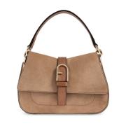 Furla Handväska Flow Mini Brown, Dam