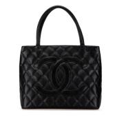 Chanel Vintage Pre-owned Laeder totevskor Black, Dam