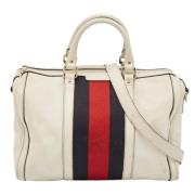 Gucci Vintage Pre-owned Canvas gucci-vskor White, Dam