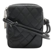 Chanel Vintage Pre-owned Tyg chanel-vskor Black, Dam