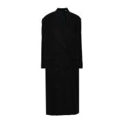 Isabel Marant Étoile Midnight Lexana Coat Black, Dam