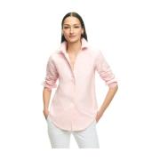 Brooks Brothers Klassisk passform Oxford Button-Down skjorta Pink, Dam