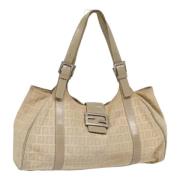 Fendi Vintage Pre-owned Canvas fendi-vskor Gray, Dam