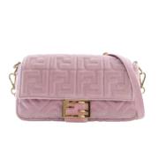 Fendi Vintage Pre-owned Sammet fendi-vskor Pink, Dam