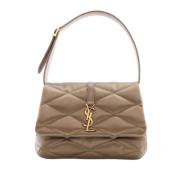 Yves Saint Laurent Vintage Pre-owned Tyg handvskor Brown, Dam