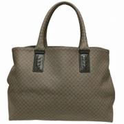 Bottega Veneta Vintage Pre-owned Laeder handvskor Gray, Dam