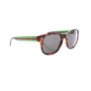 Gucci Vintage Pre-owned Plast solglasgon Multicolor, Dam