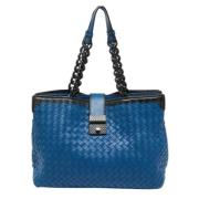 Bottega Veneta Vintage Pre-owned Laeder totevskor Blue, Dam