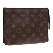 Louis Vuitton Vintage Pre-owned Canvas necessrer Brown, Dam