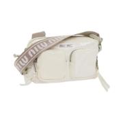 Miu Miu Pre-owned Pre-owned Tyg axelremsvskor White, Dam