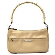 Gucci Vintage Pre-owned Laeder gucci-vskor Beige, Dam