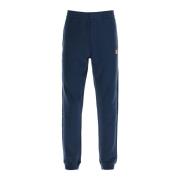 Maison Kitsuné Fox Head Patch Jersey Joggers Blue, Herr