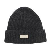 Autry Ull Bouclè Beanie Mössa Black, Dam