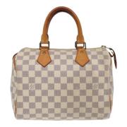 Louis Vuitton Vintage Pre-owned Canvas louis-vuitton-vskor White, Dam