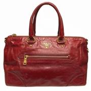 Prada Vintage Pre-owned Laeder prada-vskor Red, Dam