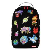 Sprayground Svart Dlx-Special Velcro Patch Ryggsäck Black, Unisex