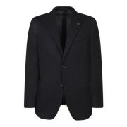 Lardini Svart Blazer för Män Black, Herr