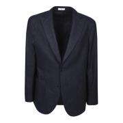 Boglioli Blå Blazer för Män Aw23 Blue, Herr