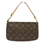 Louis Vuitton Vintage Pre-owned Tyg louis-vuitton-vskor Brown, Dam