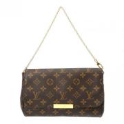 Louis Vuitton Vintage Pre-owned Tyg louis-vuitton-vskor Brown, Dam