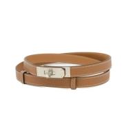 Hermès Vintage Pre-owned Tyg skrp Brown, Dam