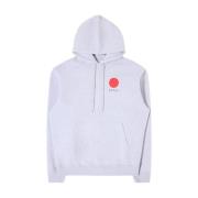 Edwin Japansk Sol Hoodie Sweat Grå Marl Gray, Herr